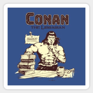 Conan the Librarian Sticker